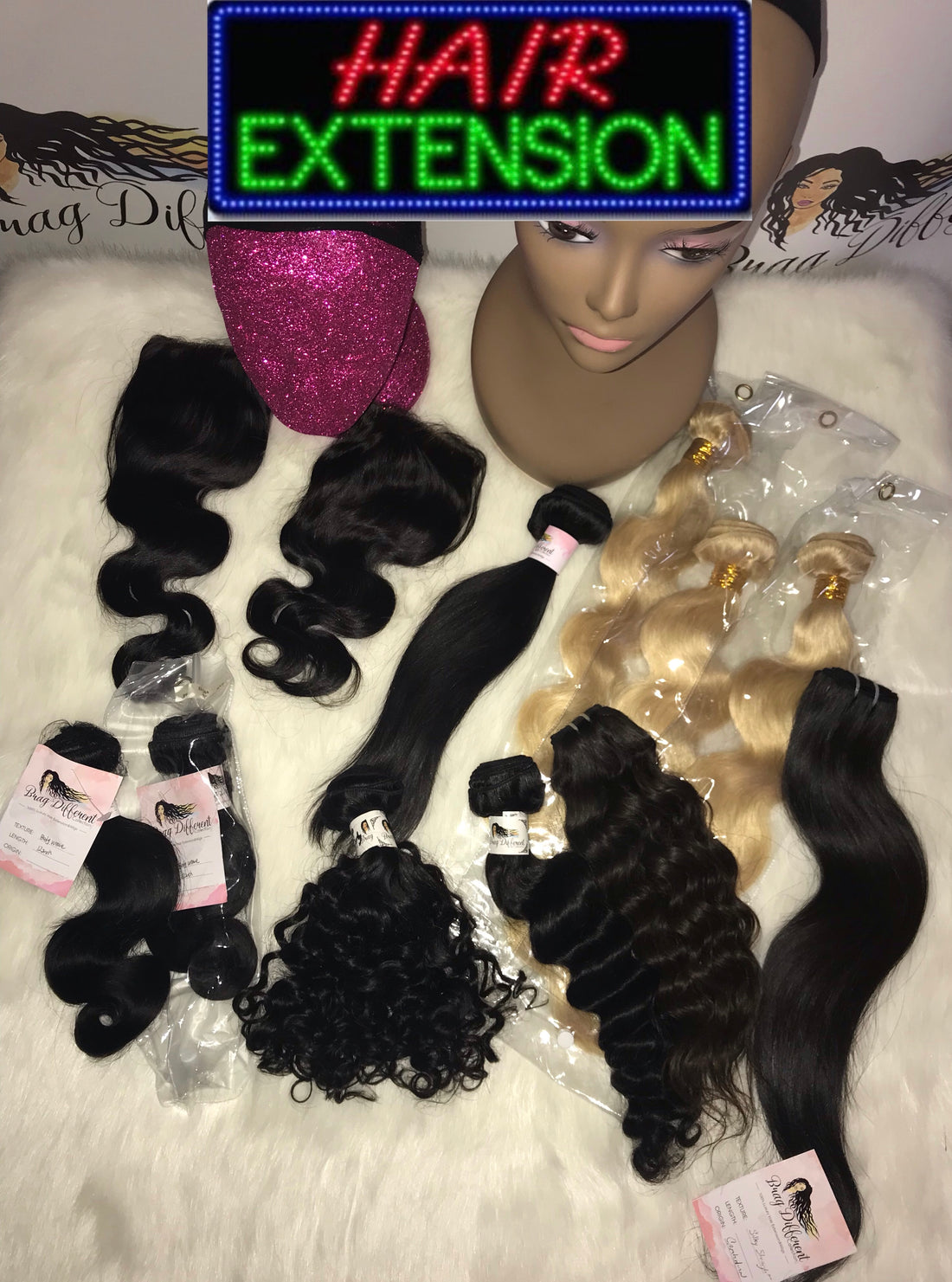 Luxury Hair Extensions & Wigs